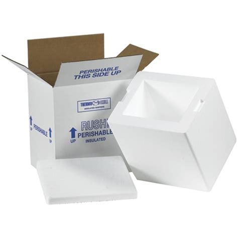 small styrofoam shipping boxes